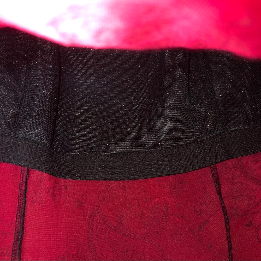PLUS SIZE BURGUNDY CAMISOLE - Picture 2 of 3
